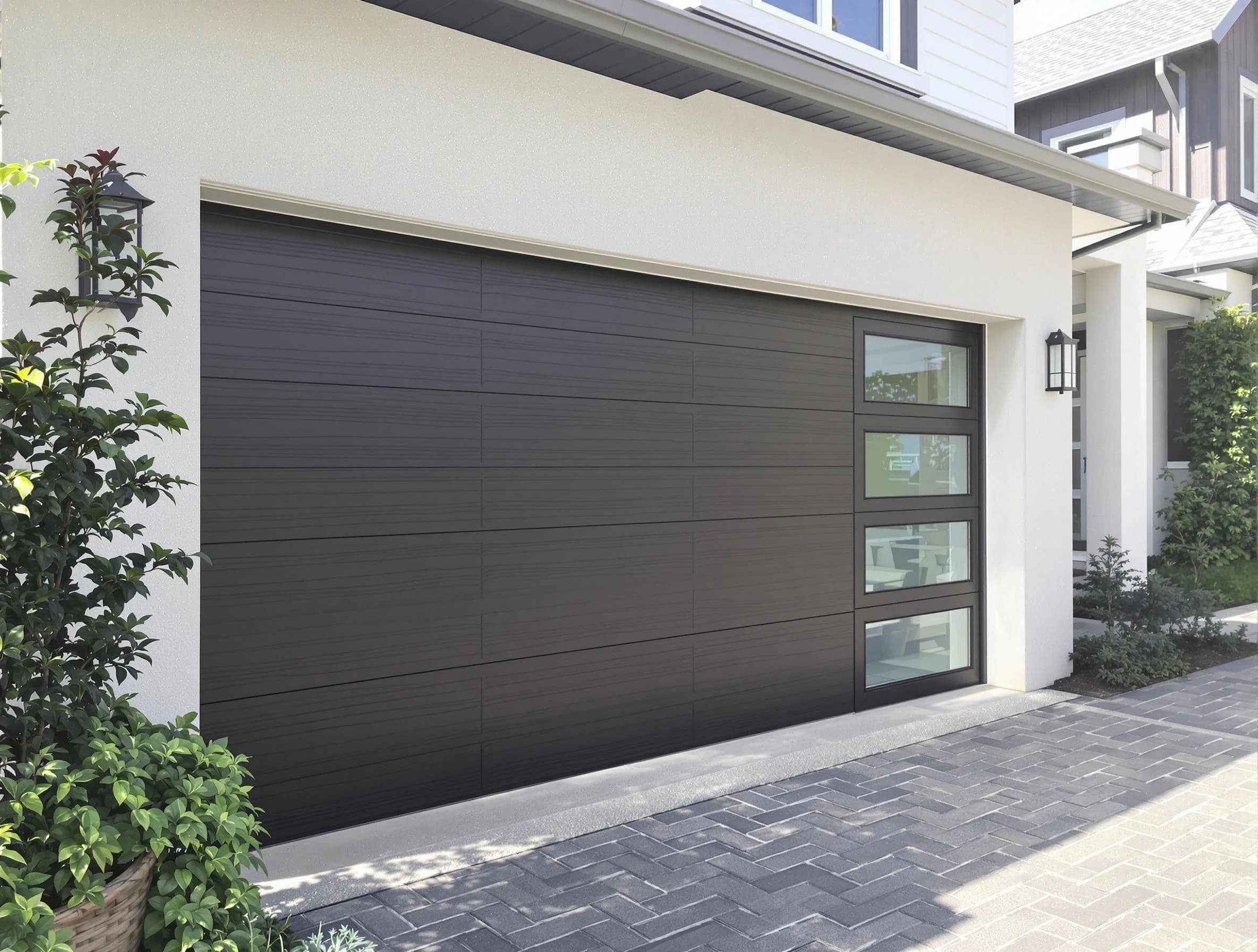 Custom garage door installation by Wakefield Garage Door Repair in Wakefield