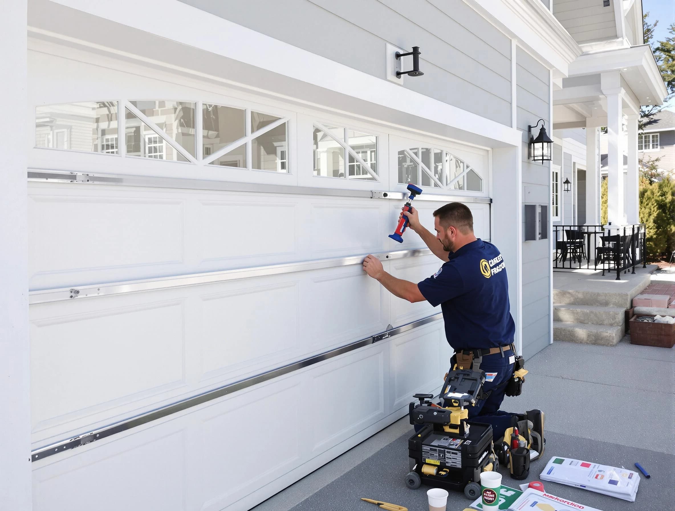 Professional garage door installation by Wakefield Garage Door Repair in Wakefield