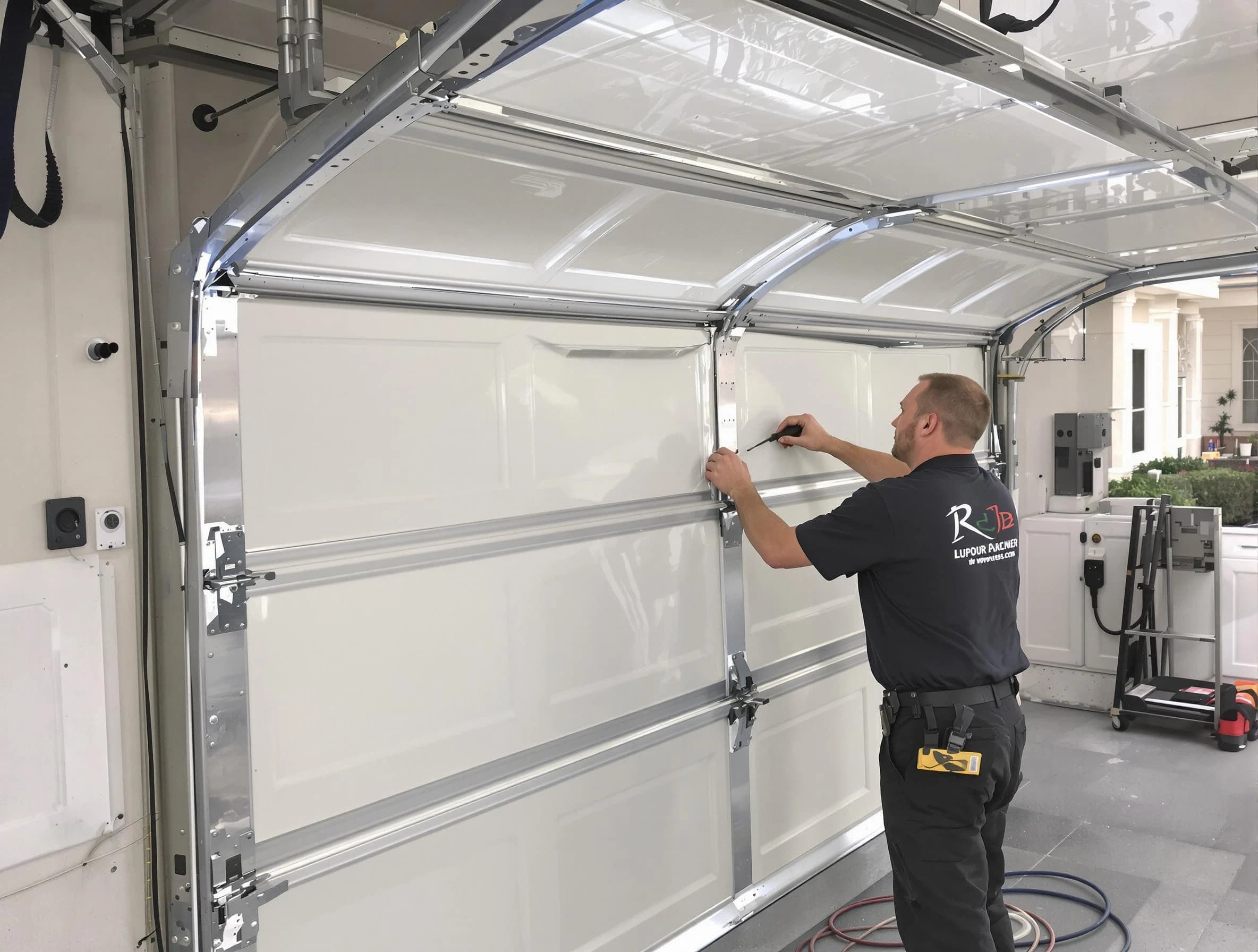 Wakefield Garage Door Repair professional performing panel repair in Wakefield
