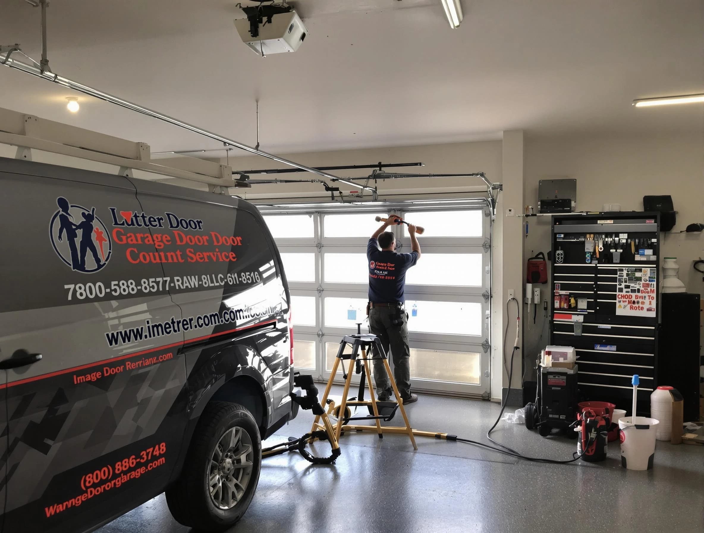 Wakefield Garage Door Repair rapid response team performing same-day repair in Wakefield