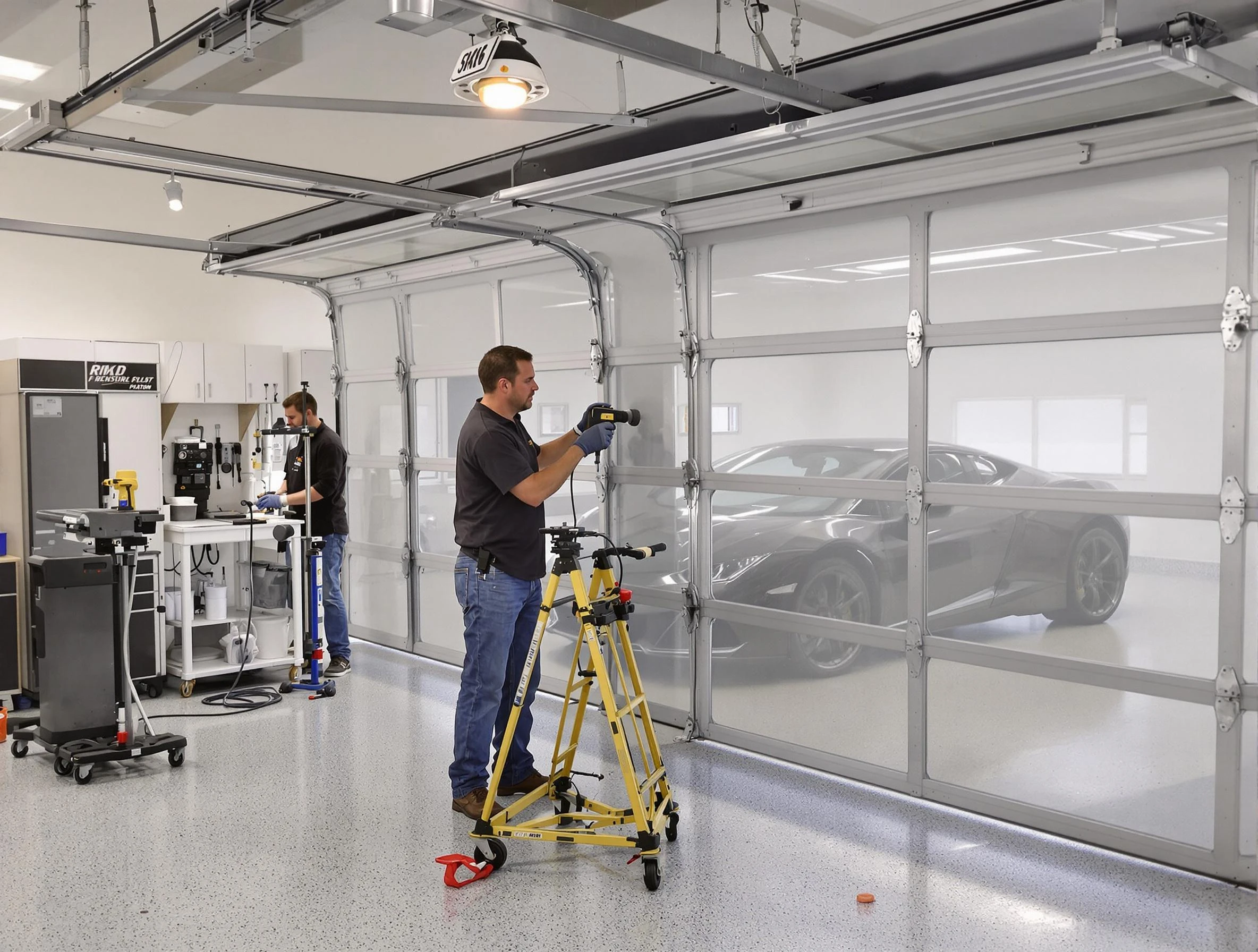 Garage Door Dents Repair in Wakefield