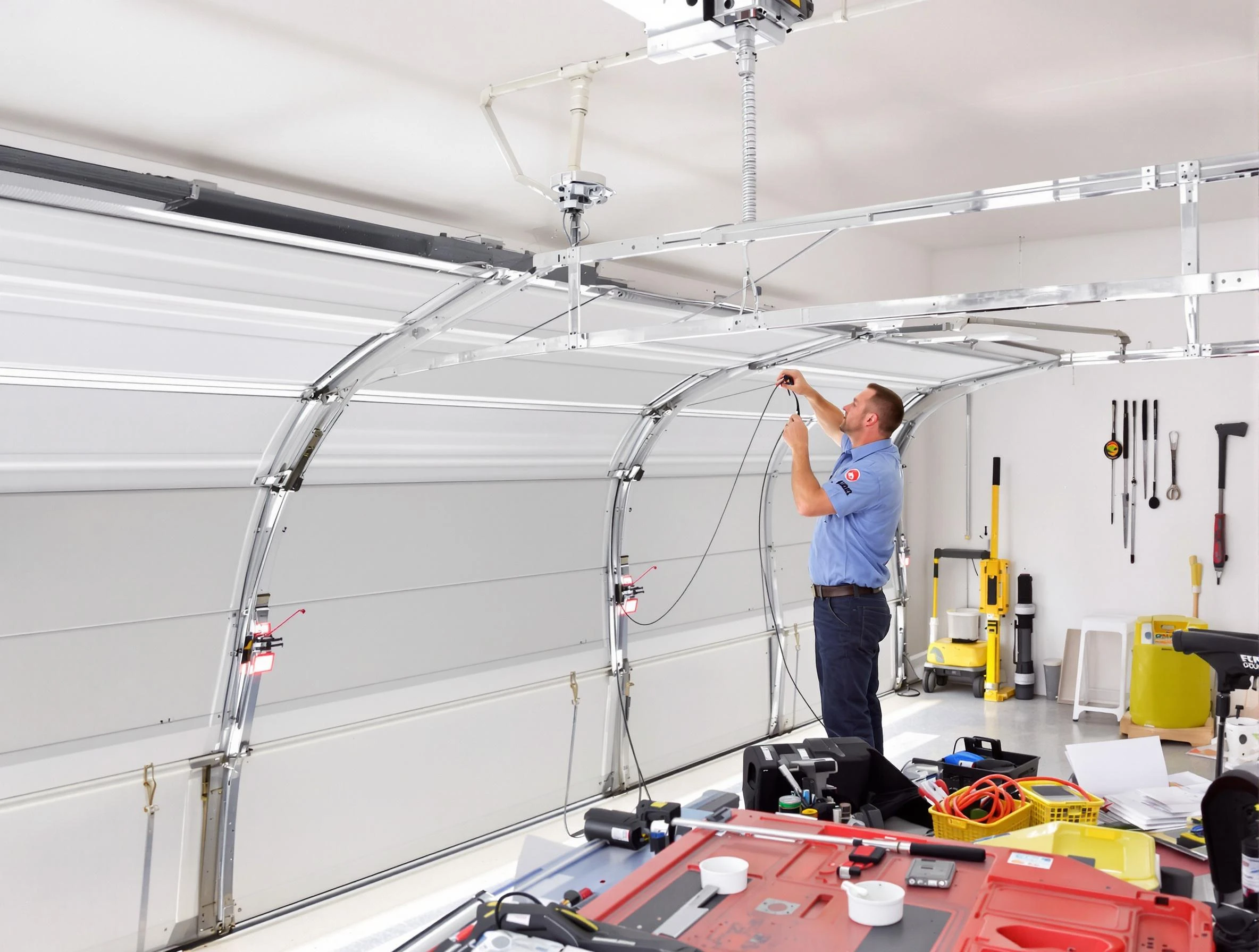 Garage door cable repair service by Wakefield Garage Door Repair in Wakefield