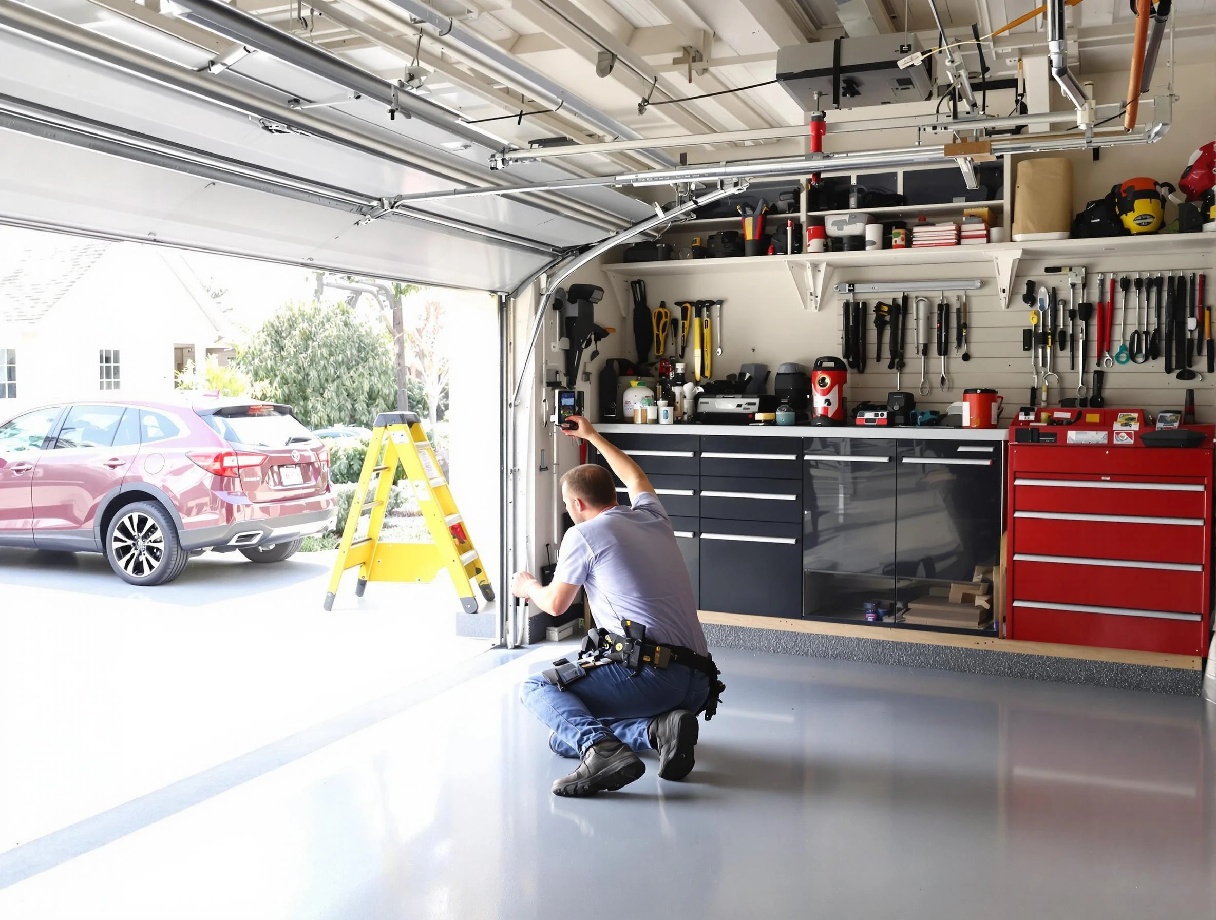 Local garage door repair service by Wakefield Garage Door Repair in Wakefield