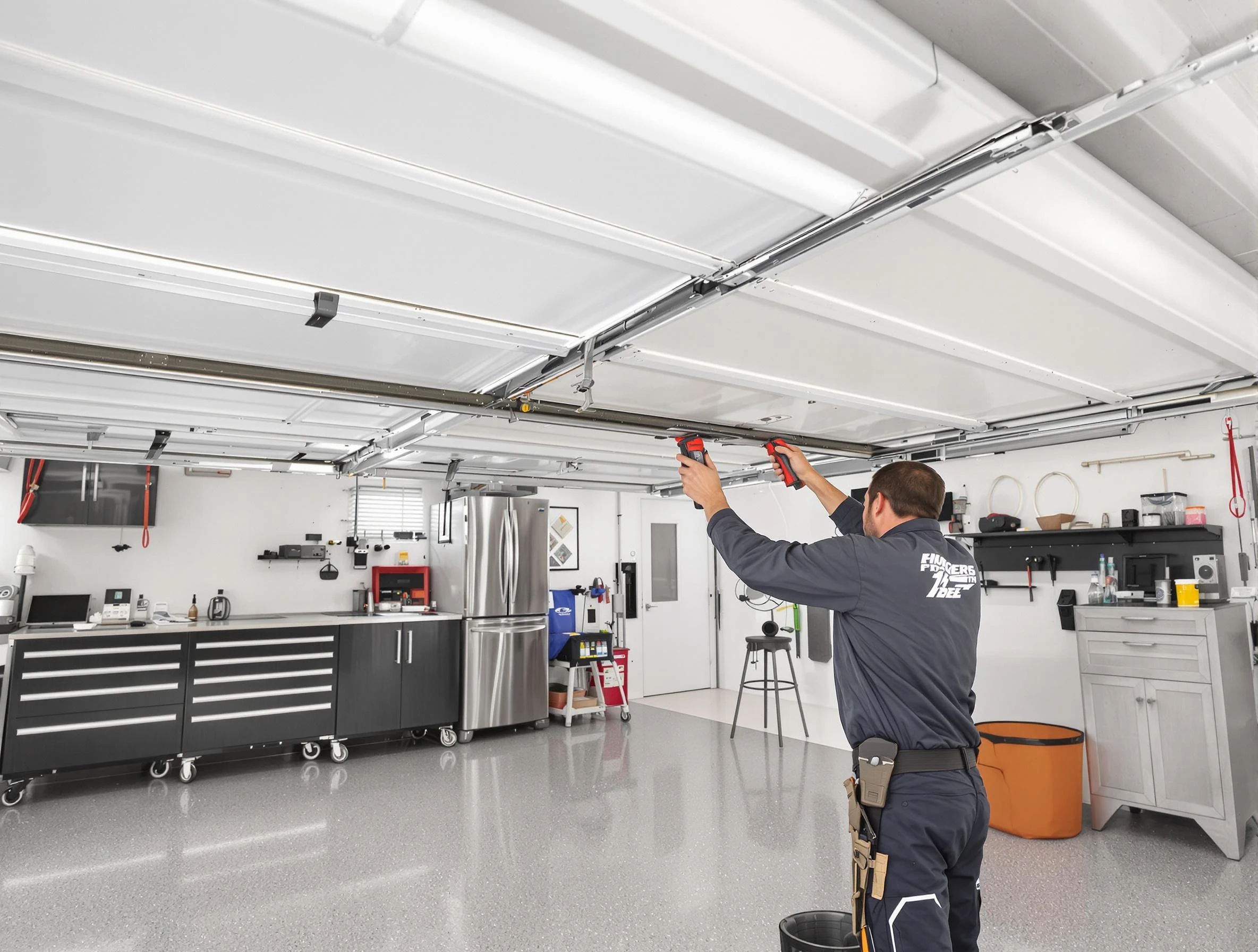 Overhead garage door repair service by Wakefield Garage Door Repair in Wakefield