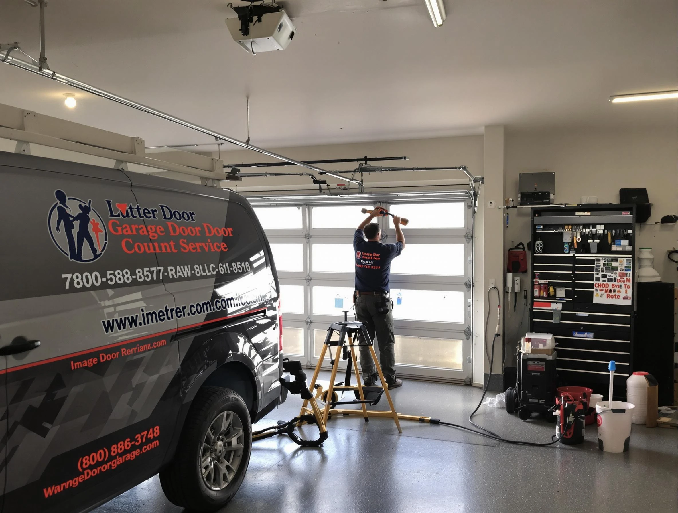 Wakefield Garage Door Repair rapid response team performing same-day repair in Wakefield